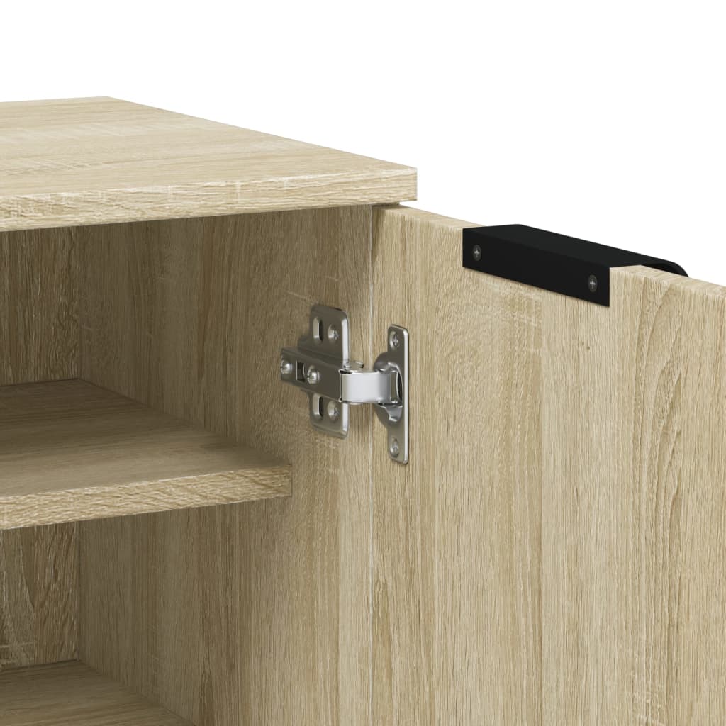 Skoskap Sonoma Eik 59X35X100 Cm Konstruert Tre