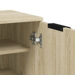Skoskap Sonoma Eik 59X35X100 Cm Konstruert Tre