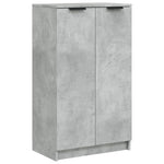 Skoskap Betonggrå 59X35X100 Cm Konstruert Tre