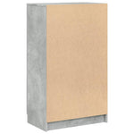 Skoskap Betonggrå 59X35X100 Cm Konstruert Tre