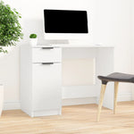 Skrivebord Hvit 100X50X75 Cm Konstruert Tre