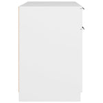 Skrivebord Hvit 100X50X75 Cm Konstruert Tre