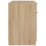 Skrivebord Sonoma Eik 100X50X75 Cm Konstruert Tre