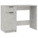 Skrivebordskap Betonggrå 100X50X75 Cm Konstruert Tre