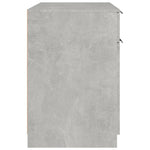Skrivebordskap Betonggrå 100X50X75 Cm Konstruert Tre