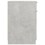Skrivebordskap Betonggrå 33,5X50X75 Cm Konstruert Tre