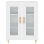 Skjenk Hvit 69,5X34X90 Cm Konstruert Tre