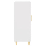 Skjenk Hvit 69,5X34X90 Cm Konstruert Tre