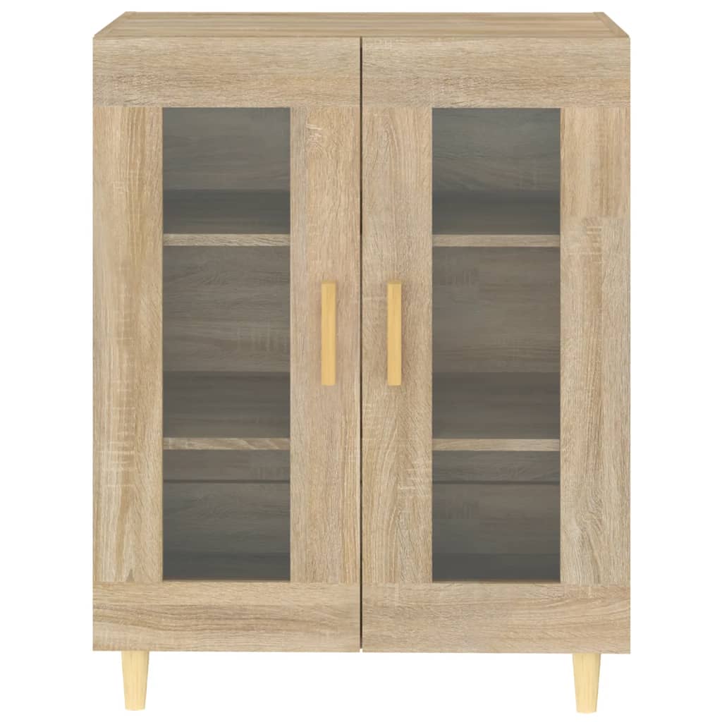 Skjenk Sonoma Eik 69,5X34X90 Cm Konstruert Tre
