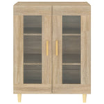 Skjenk Sonoma Eik 69,5X34X90 Cm Konstruert Tre