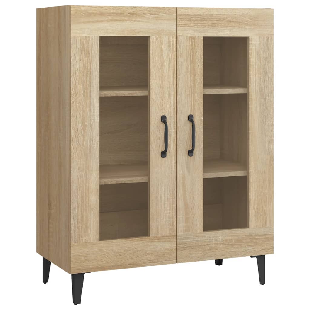 Skjenk Sonoma Eik 69,5X34X90 Cm Konstruert Tre