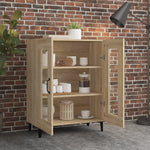 Skjenk Sonoma Eik 69,5X34X90 Cm Konstruert Tre