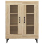 Skjenk Sonoma Eik 69,5X34X90 Cm Konstruert Tre