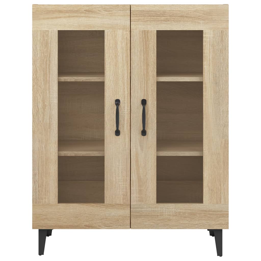 Skjenk Sonoma Eik 69,5X34X90 Cm Konstruert Tre