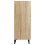 Skjenk Sonoma Eik 69,5X34X90 Cm Konstruert Tre