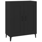 Skjenk Svart 69,5X34X90 Cm Konstruert Tre