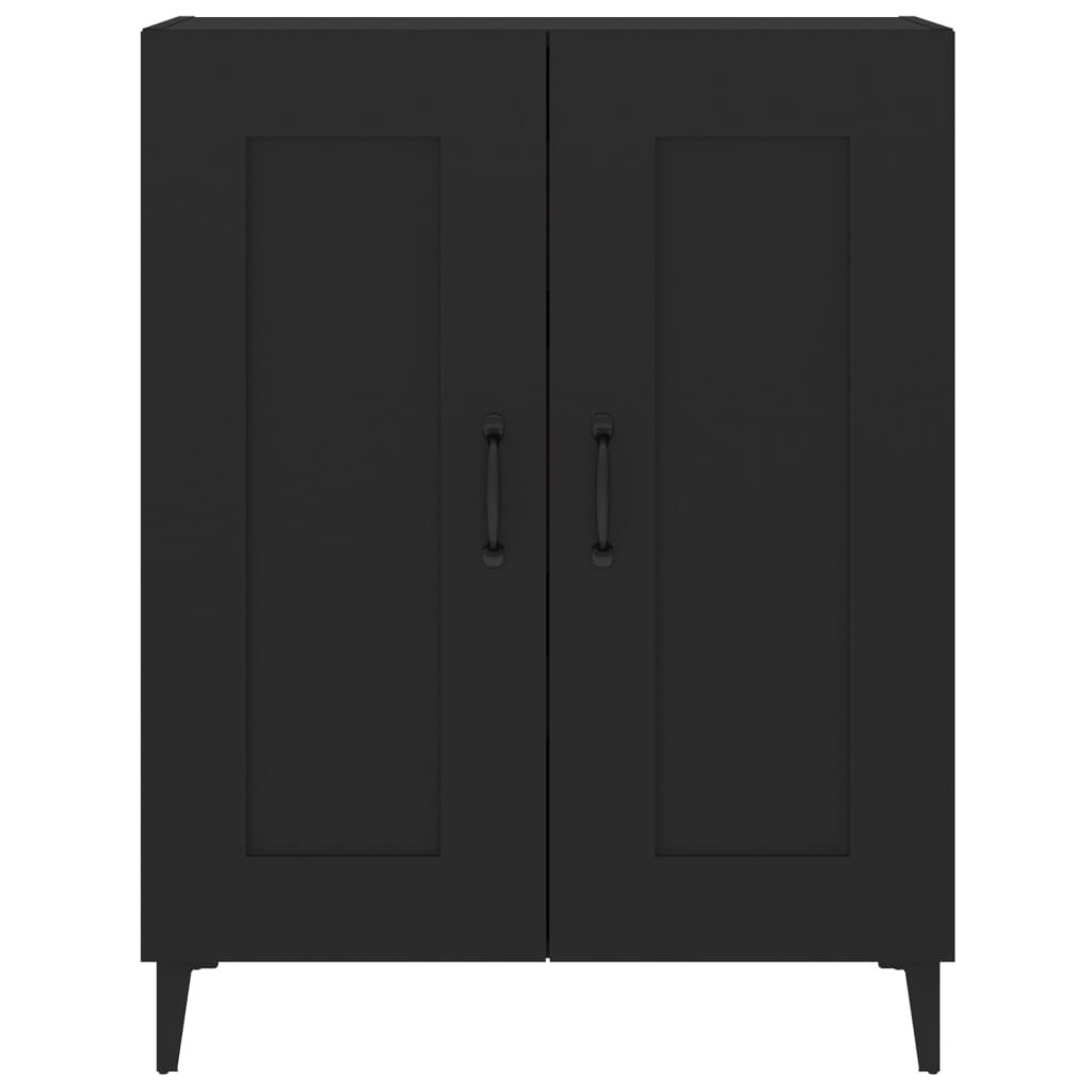 Skjenk Svart 69,5X34X90 Cm Konstruert Tre