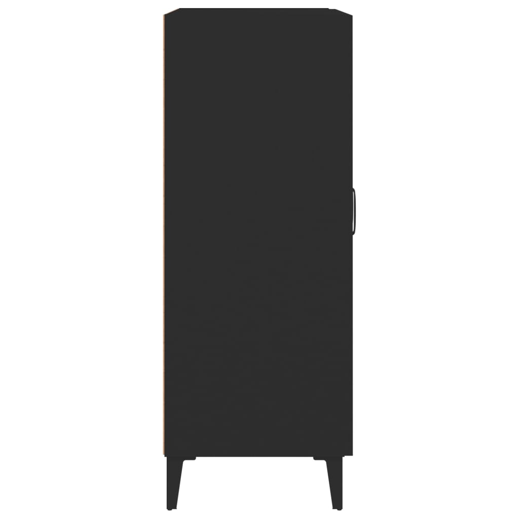 Skjenk Svart 69,5X34X90 Cm Konstruert Tre
