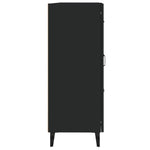 Skjenk Svart 69,5X34X90 Cm Konstruert Tre