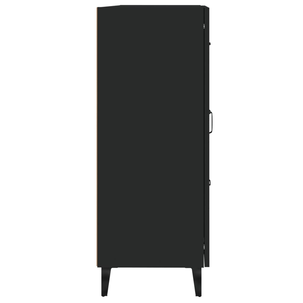 Skjenk Svart 69,5X34X90 Cm Konstruert Tre