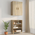 Hengende Veggskap Sonoma Eik 69,5X34X90 Cm