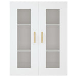 Hengende Veggskap Hvit 69,5X34X90 Cm