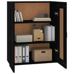 Hengende Veggskap Svart 69,5X32,5X90 Cm