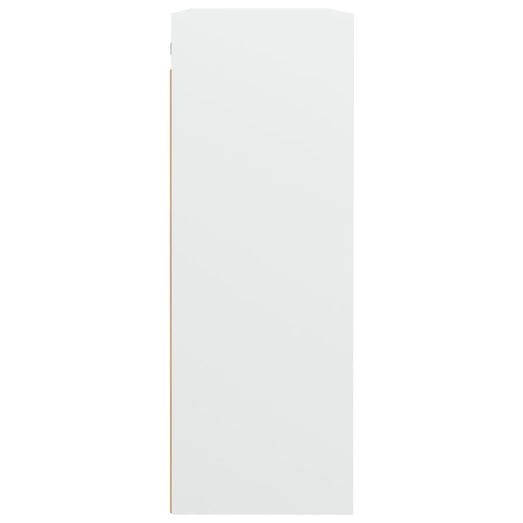 Hengende Veggskap Hvit 69,5X32,5X90 Cm