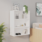 Hengende Veggskap Hvit 69,5X32,5X90 Cm