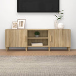 Tv-Benk Sonoma Eik 150X30X50 Cm Konstruert Tre