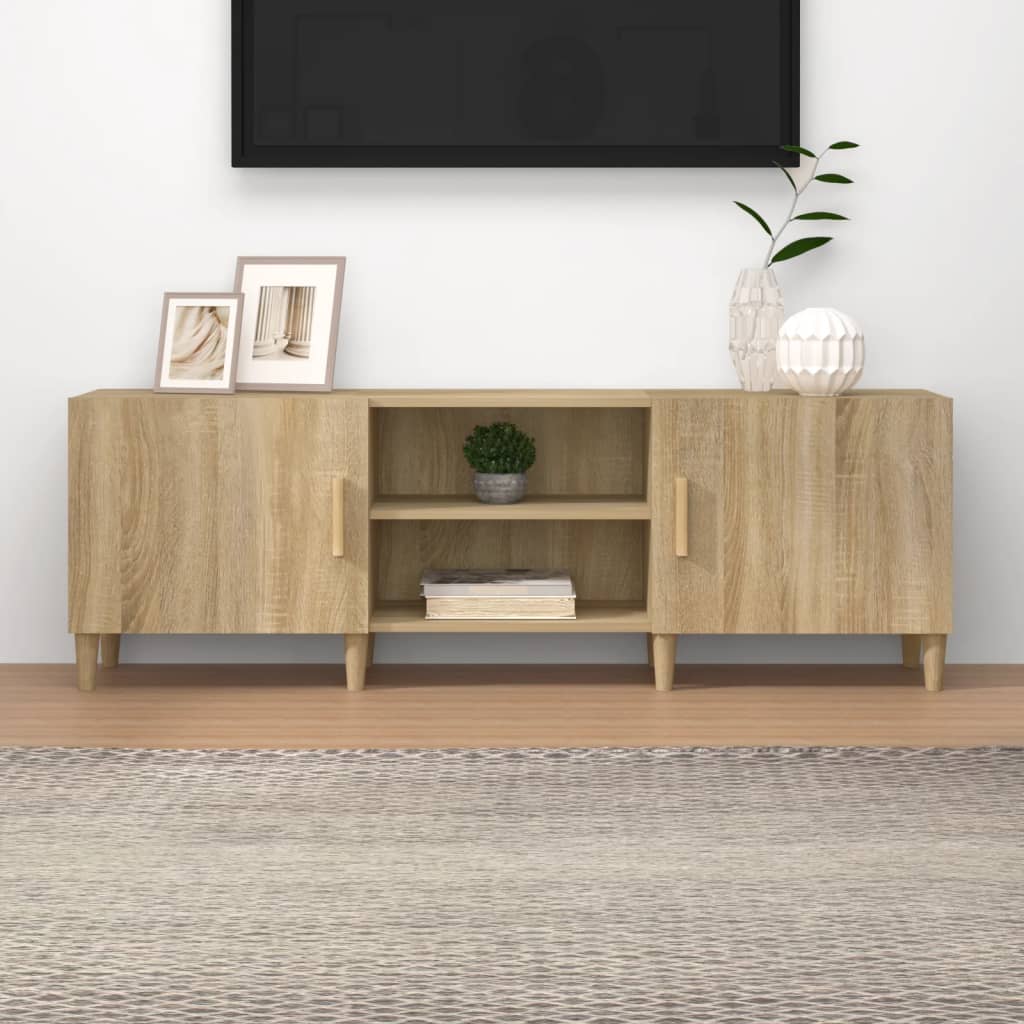Tv-Benk Sonoma Eik 150X30X50 Cm Konstruert Tre