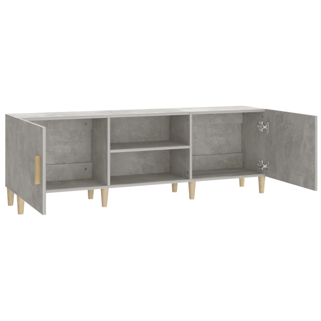 Tv-Benk Betonggrå 150X30X50 Cm Konstruert Tre