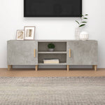 Tv-Benk Betonggrå 150X30X50 Cm Konstruert Tre
