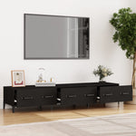 Tv-Benk Svart 150X34,5X30 Cm Konstruert Tre