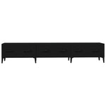Tv-Benk Svart 150X34,5X30 Cm Konstruert Tre