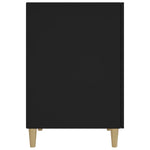 Skrivebord Svart 140X50X75 Cm Konstruert Tre