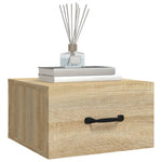 Veggmontert Nattbord Sonoma Eik 35X35X20 Cm