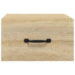 Veggmontert Nattbord Sonoma Eik 35X35X20 Cm