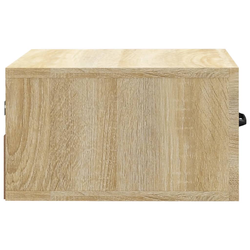 Veggmontert Nattbord Sonoma Eik 35X35X20 Cm