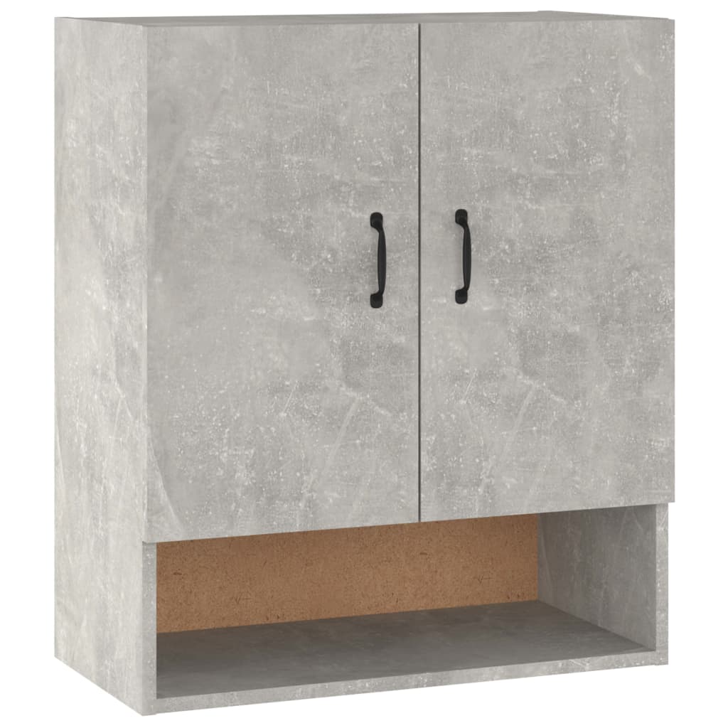 Veggskap Betonggrå 60X31X70 Cm Konstruert Tre