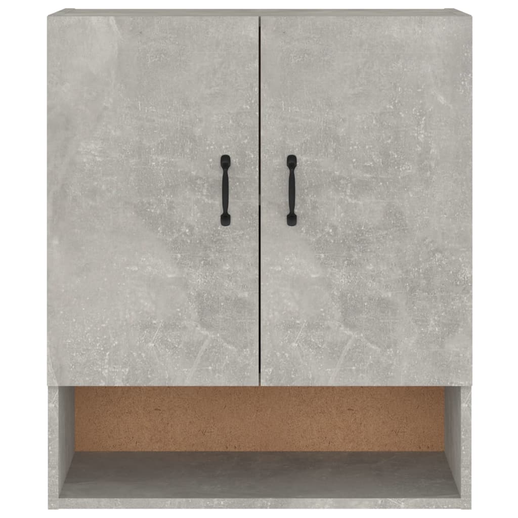 Veggskap Betonggrå 60X31X70 Cm Konstruert Tre