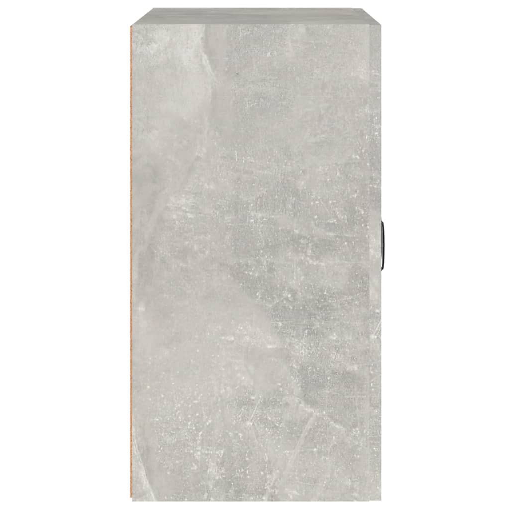 Veggskap Betonggrå 60X31X60 Cm Konstruert Tre