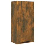 Vegghengt Baderomsskap Røkt Eik 32X20X67 Cm