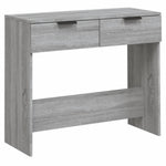 Konsollbord Grå Sonoma 90X36X75 Cm Konstruert Tre