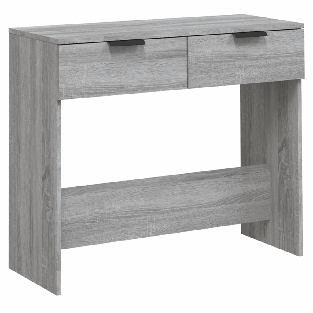 Konsollbord Grå Sonoma 90X36X75 Cm Konstruert Tre