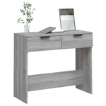 Konsollbord Grå Sonoma 90X36X75 Cm Konstruert Tre