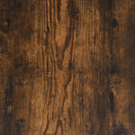 Veggskap Røkt Eik 102X30X20 Cm Konstruert Tre