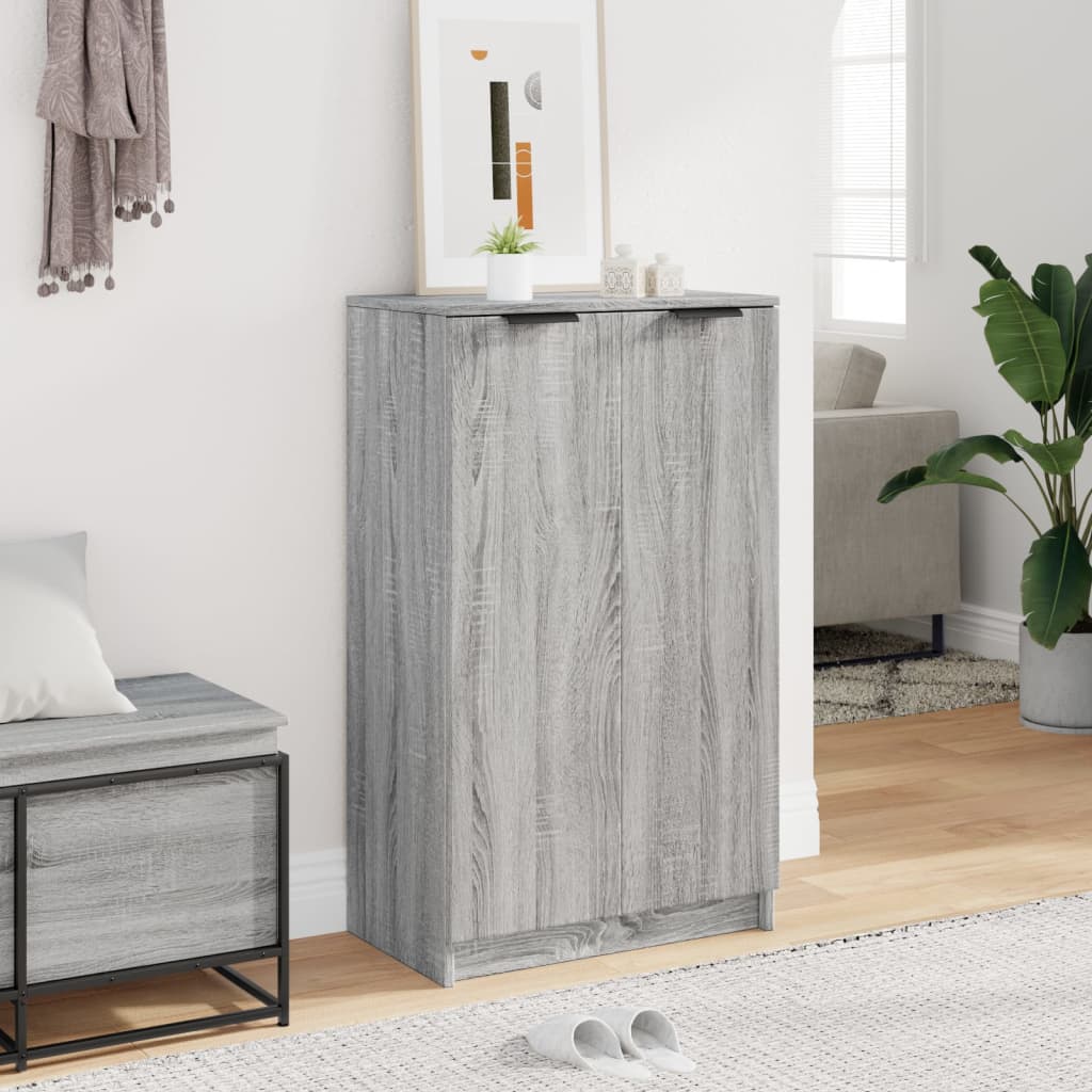 Skohylle Grå Sonoma 59X35X100 Cm Konstruert Tre