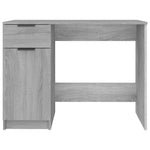 Skrivebord Grå Sonoma 100X50X75 Cm Konstruert Tre
