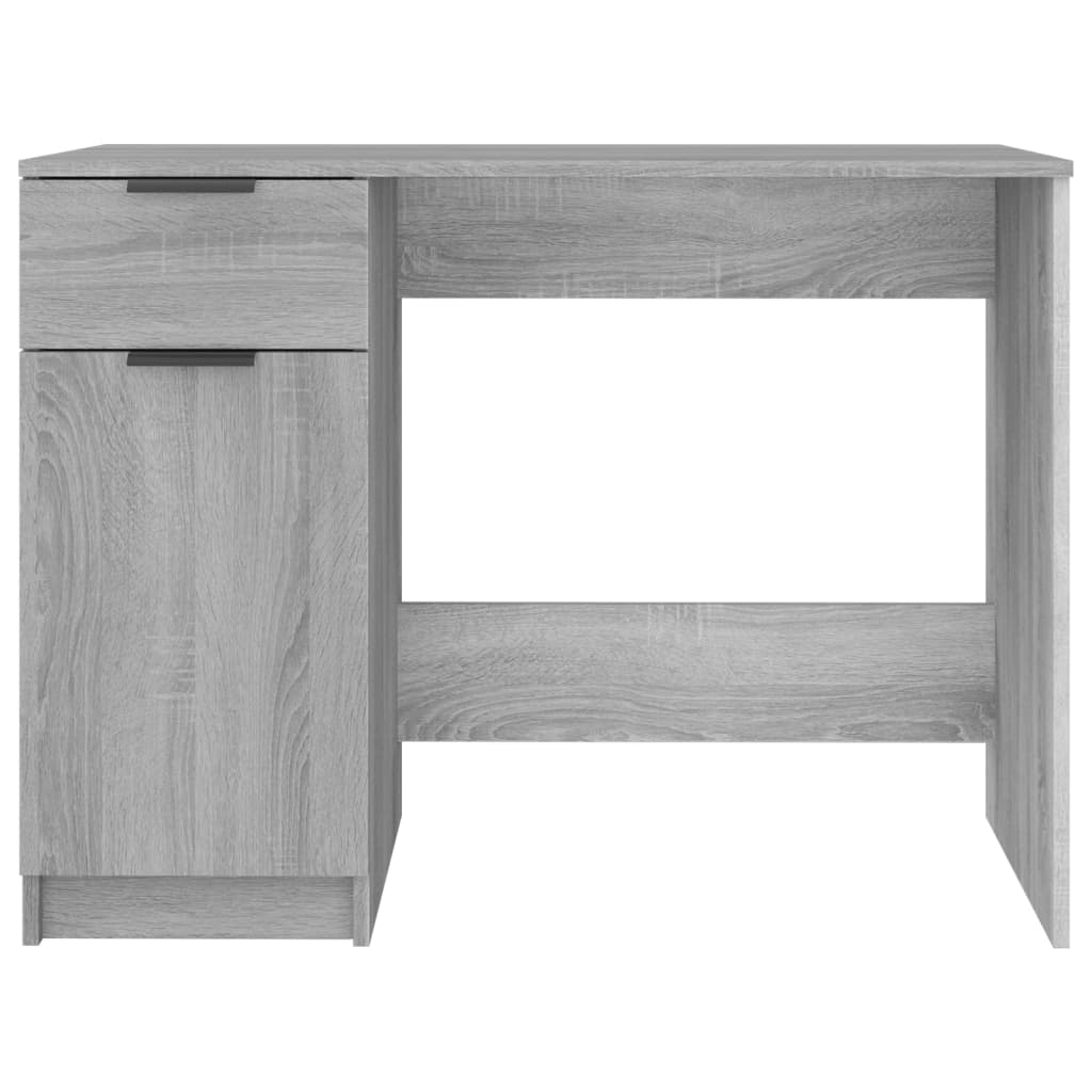 Skrivebord Grå Sonoma 100X50X75 Cm Konstruert Tre
